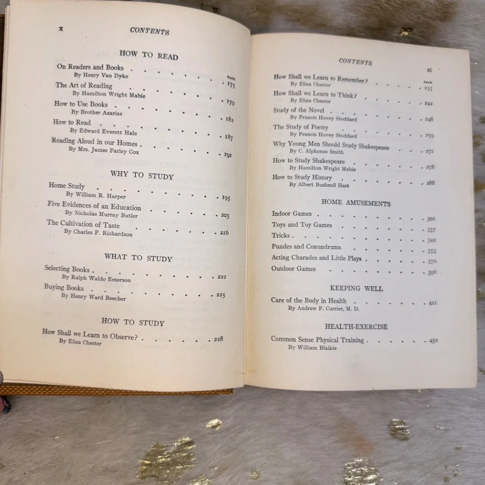 Young Folks' Treasury Ideal Home Life Vol X Illustrated‎ 1917 Univ Society Mabie
